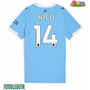 Manchester City Nico Gonzalez #14 Hemmatröja Kvinnor 2025-26 Kortärmad